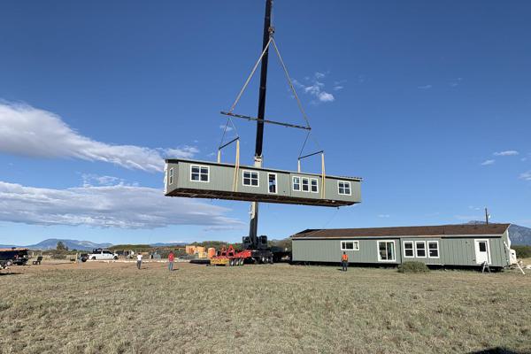 Modular Home Setting and Finish in Walsenburg