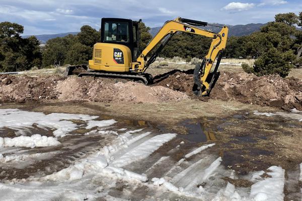 Excavation Work for Sewer Line